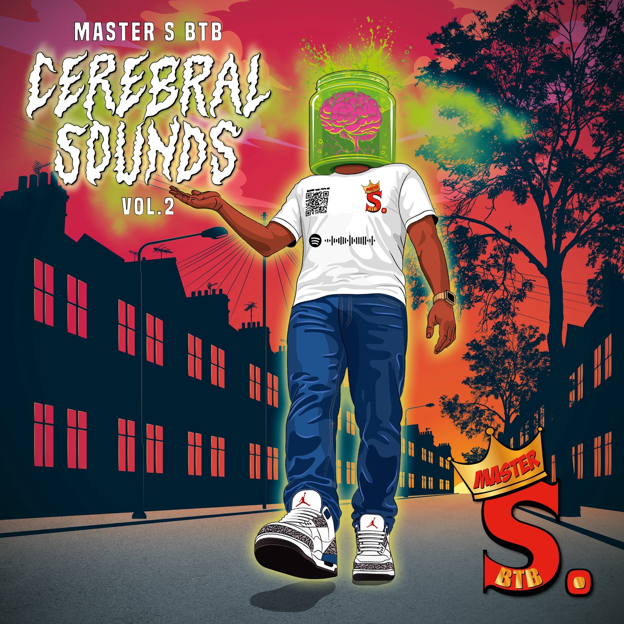 Cerebral Sounds Vol. 2 physical and promotional cover