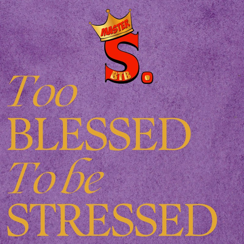 Too Blessed To Be Stressed — Master S BTB official single cover
